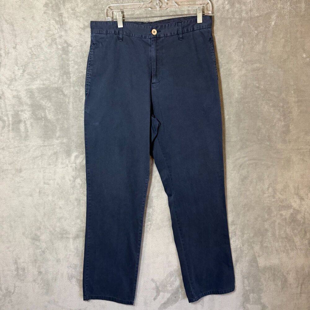 Southern Marsh Seawash Twill Pants Men 34x32 (*34x30) Navy Blue Chino Straight